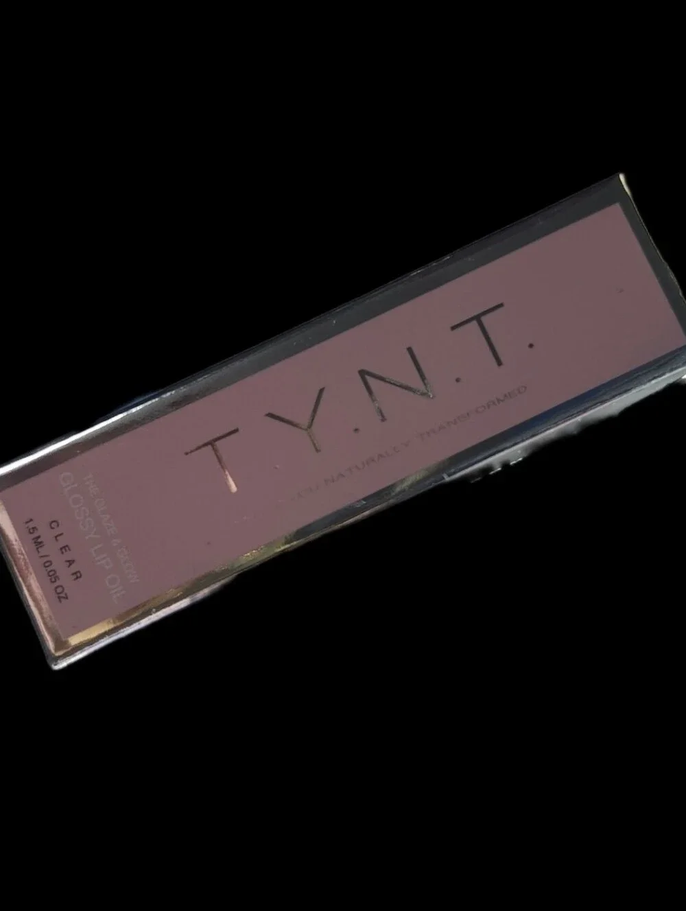 TYNT BEAUTY The Glaze + Glow Glossy Lip Oil in Clear